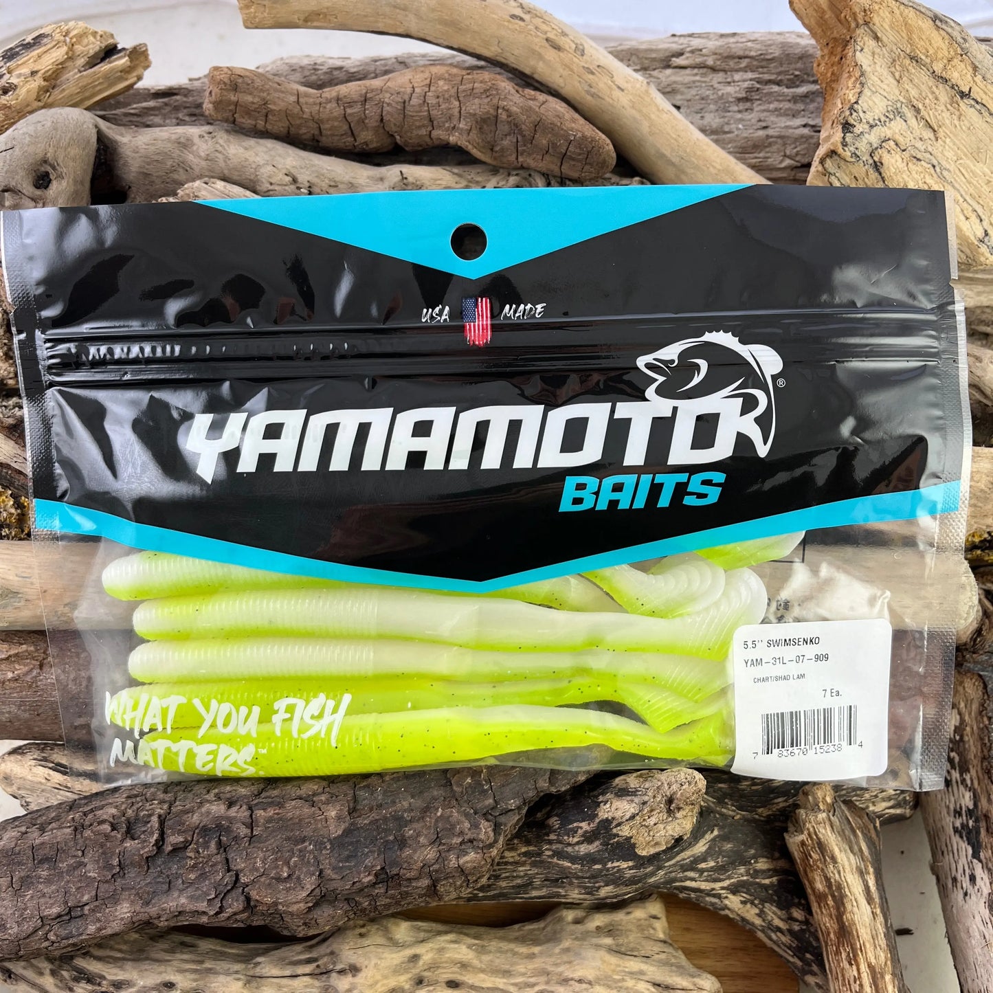 5.5-Inch Swim Senko – Ultimate Action, Irresistible Bites from Bass, Pollack, Pike and Zander (Copy) SPRITE Fishing