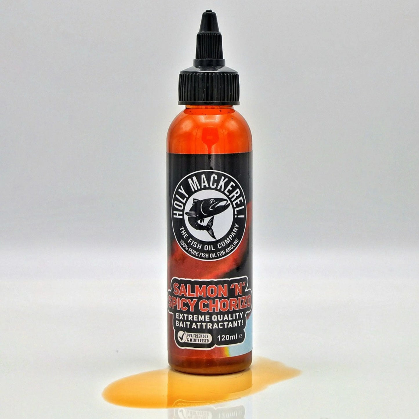 Holy Mackerel Salmon 'n Spicy Chorizo Fish Oil SPRITE Fishing