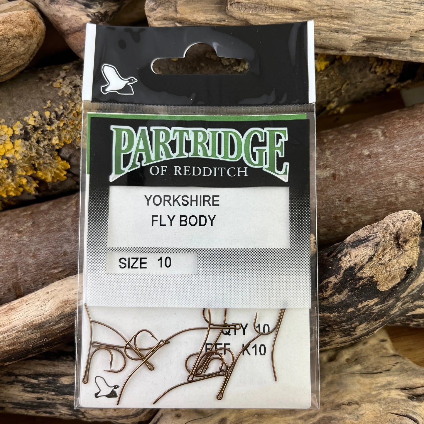 Partridge Heritage K10 Yorkshire Fly Body Hook SPRITE Fishing