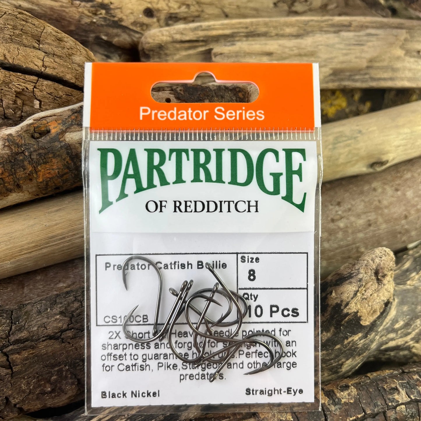 Partridge Predator Catfish Boilie Hook: ideal for Catfish, Sturgeon and Monster Pike! SPRITE Fishing