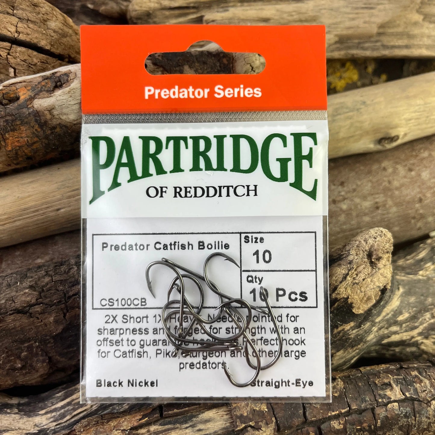 Partridge Predator Catfish Boilie Hook: ideal for Catfish, Sturgeon and Monster Pike! SPRITE Fishing