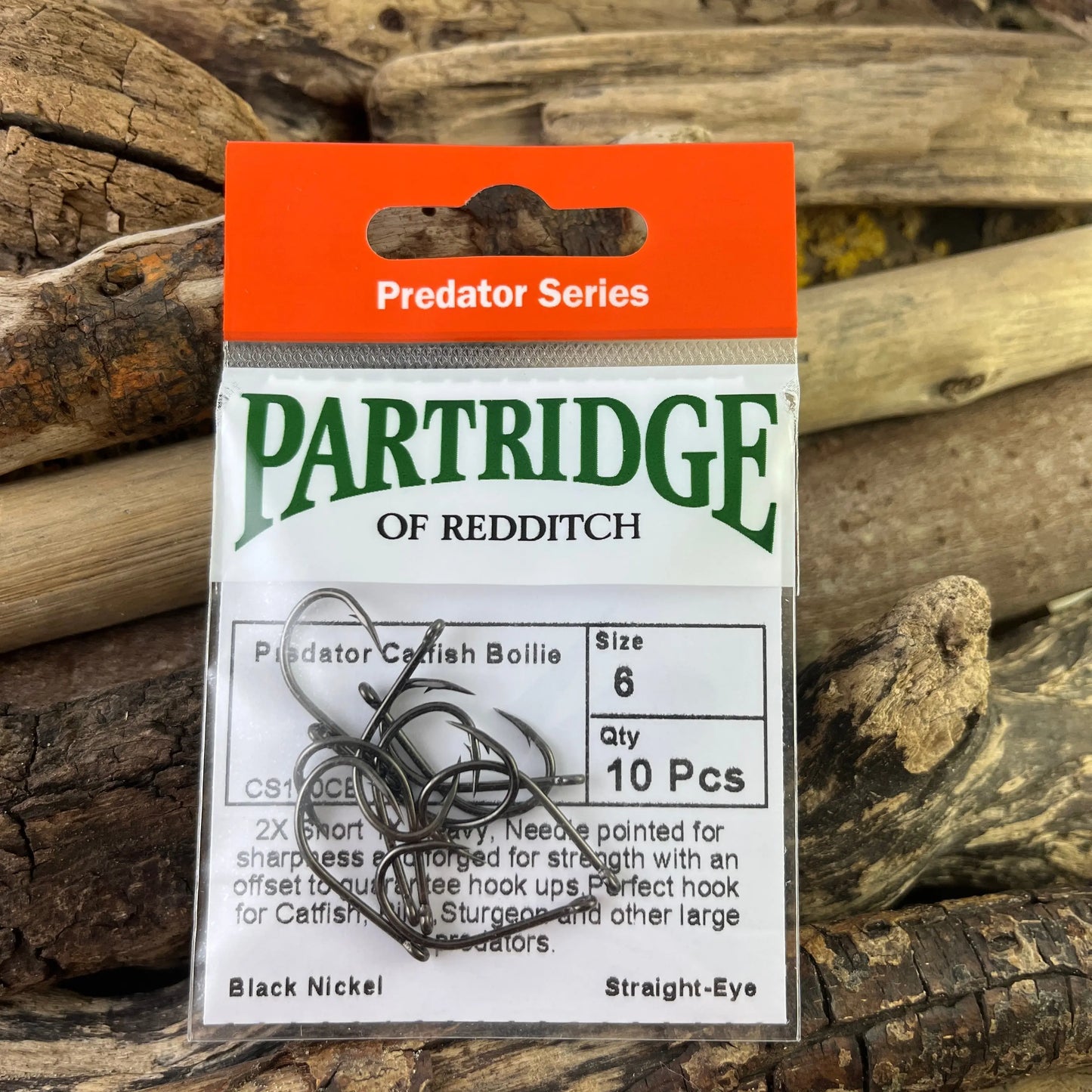 Partridge Predator Catfish Boilie Hook: ideal for Catfish, Sturgeon and Monster Pike! SPRITE Fishing