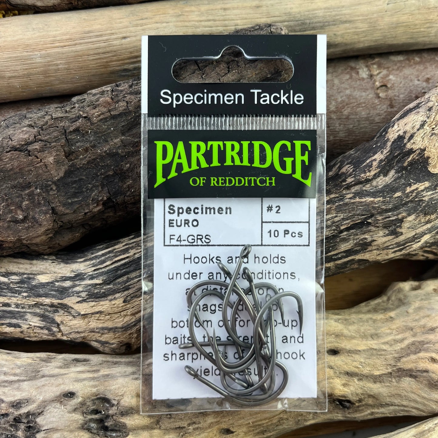 Partridge Specimen Euro Carp Hook - F4GRS SPRITE Fishing