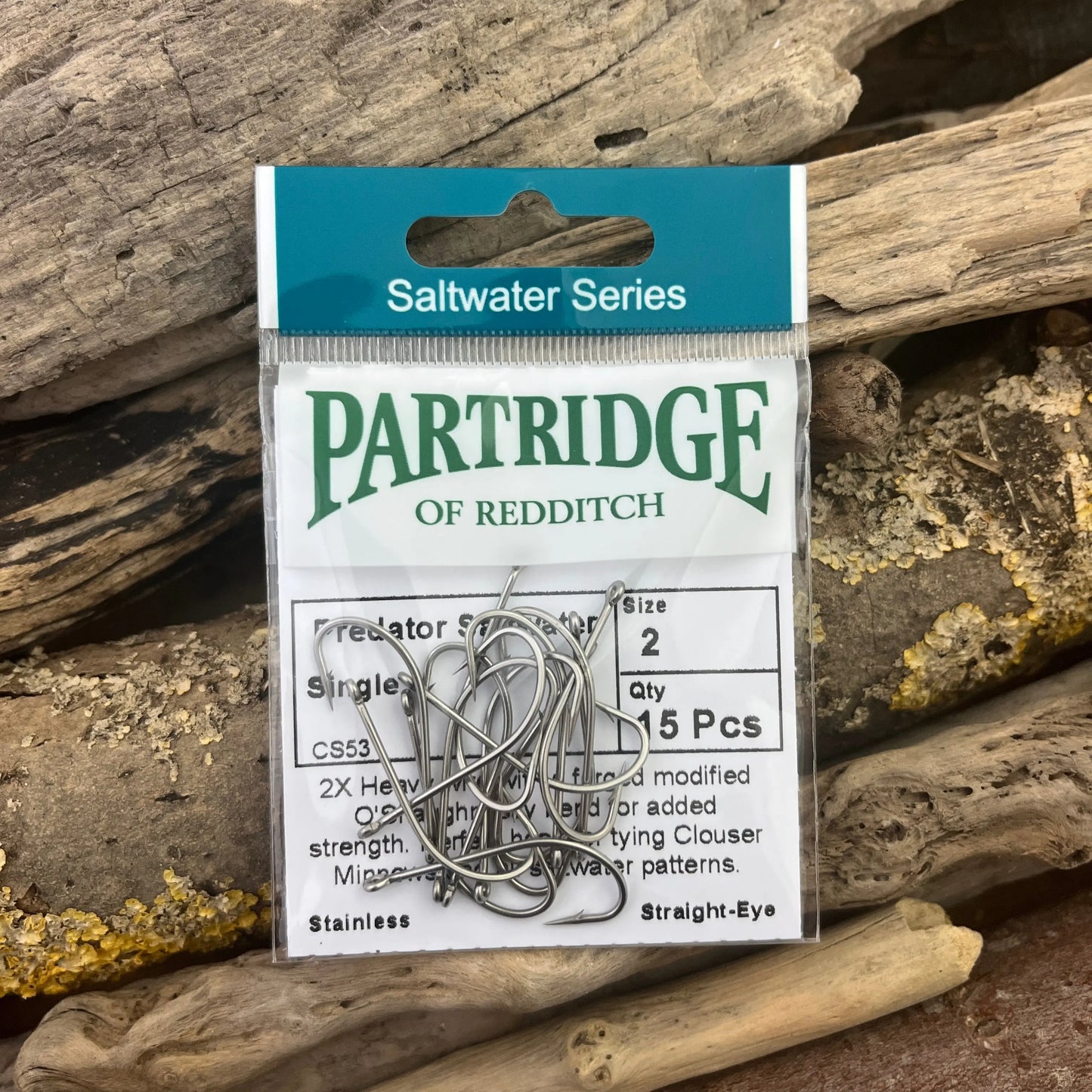 Partridge Stainless Steel Saltwater Single Hook for Bonefish, Permit and Bass Fly Fishing SPRITE Fishing