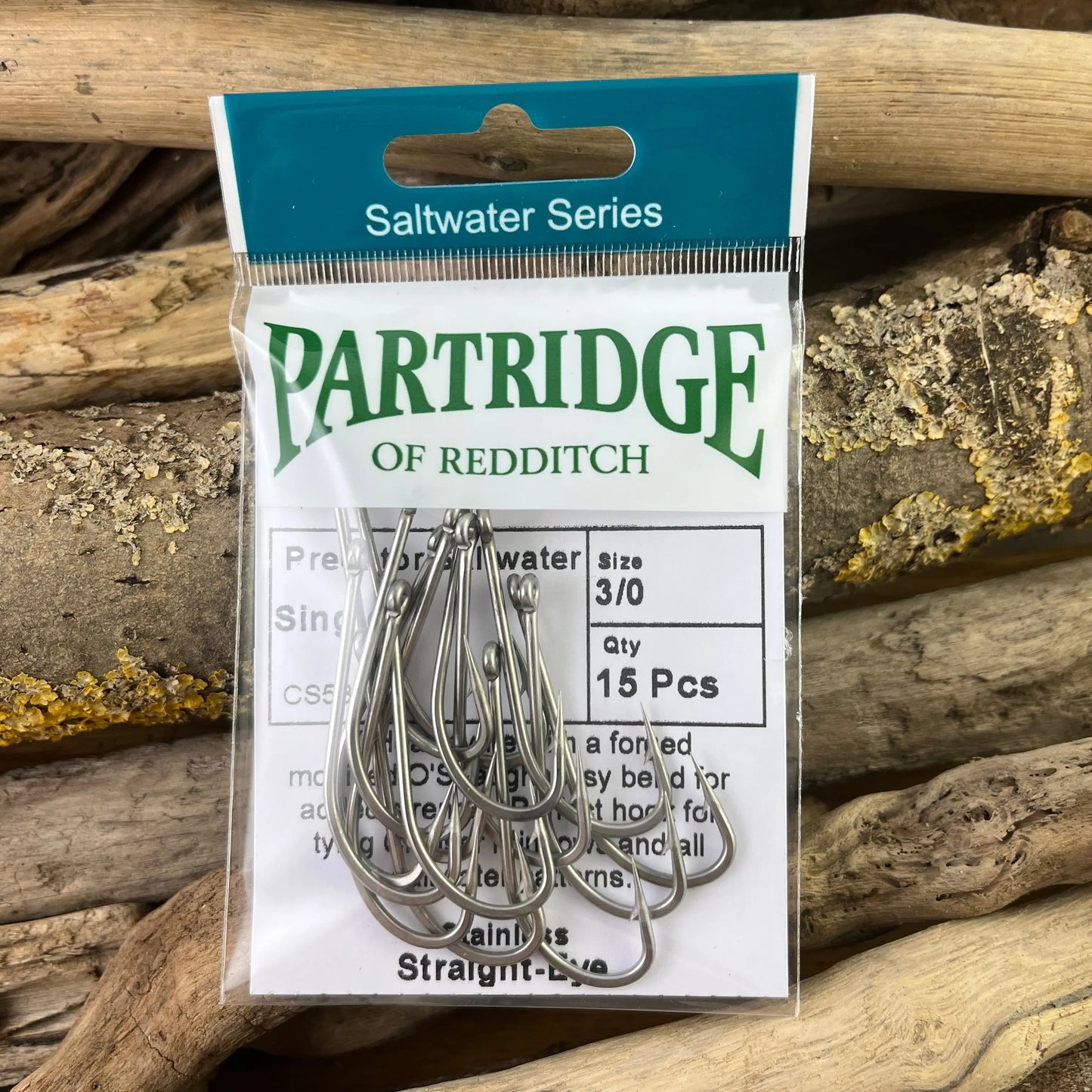 Partridge Stainless Steel Saltwater Single Hook for Bonefish, Permit and Bass Fly Fishing SPRITE Fishing