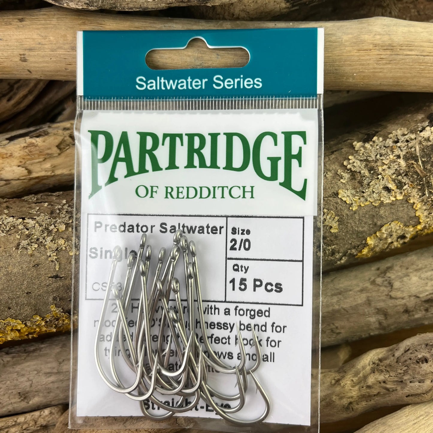 Partridge Stainless Steel Saltwater Single Hook for Bonefish, Permit and Bass Fly Fishing SPRITE Fishing