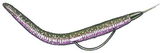 Yamamoto 5" Senko Soft Plastic Worm - Easy to Use Bass Fishing Stick Bait Lures - 10 Pack SPRITE Fishing