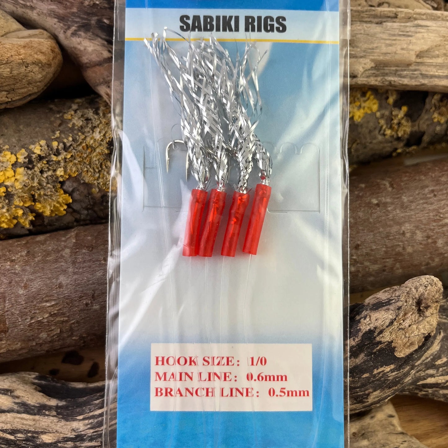 4-Hook Mylar Sabiki Rig #1/0 SPRITE Fishing