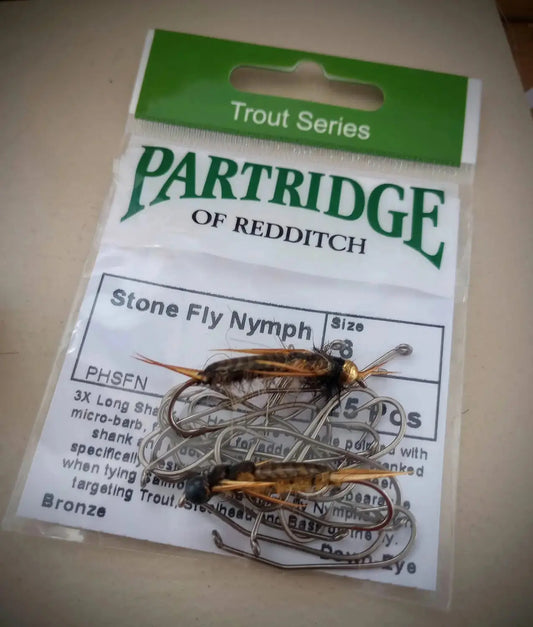 Partridge PSFN Stone Fly Nymph PRO-Pack 100pcs SPRITE Fishing