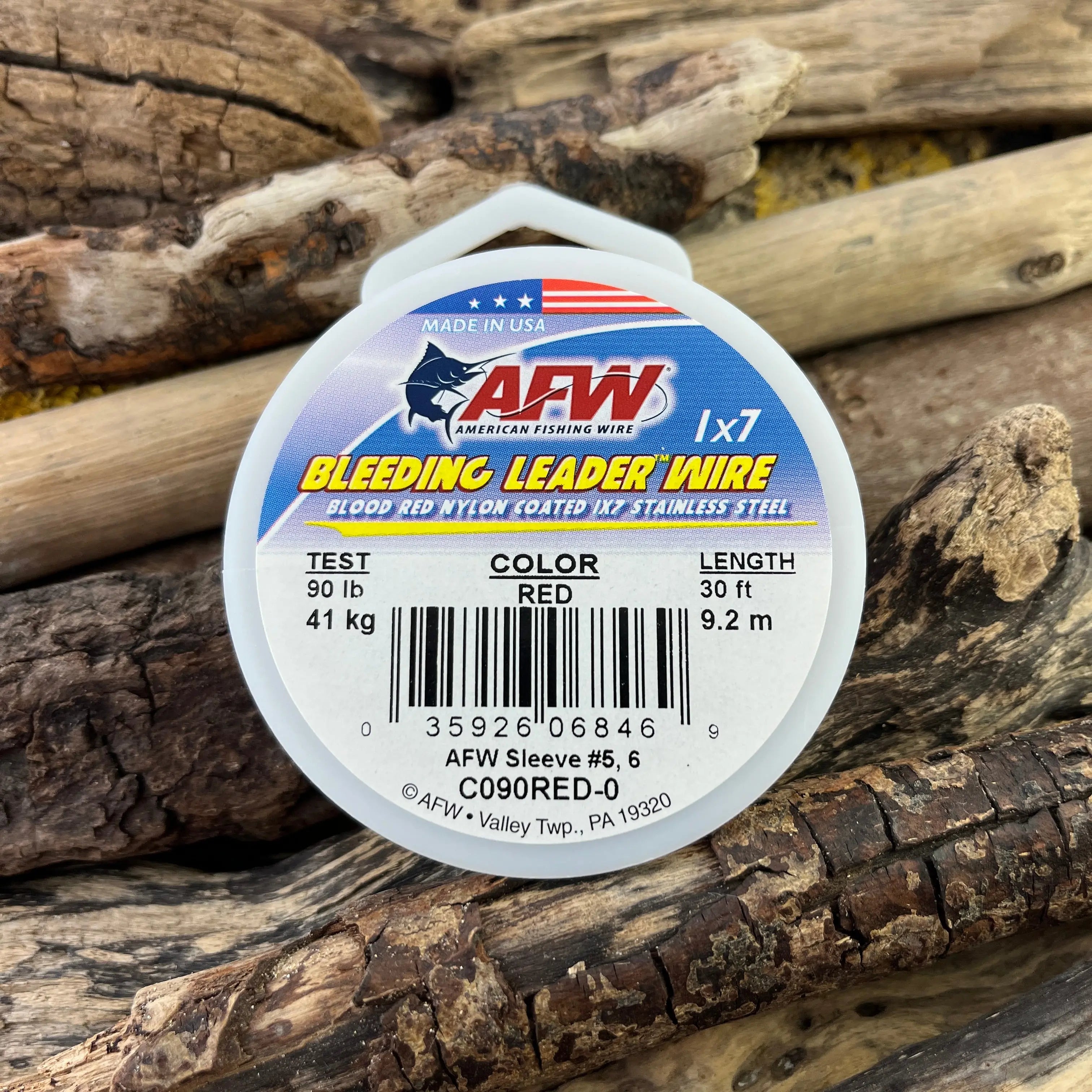 AFW Bleeding Leader Wire for toothy predators - SPRITE Fishing