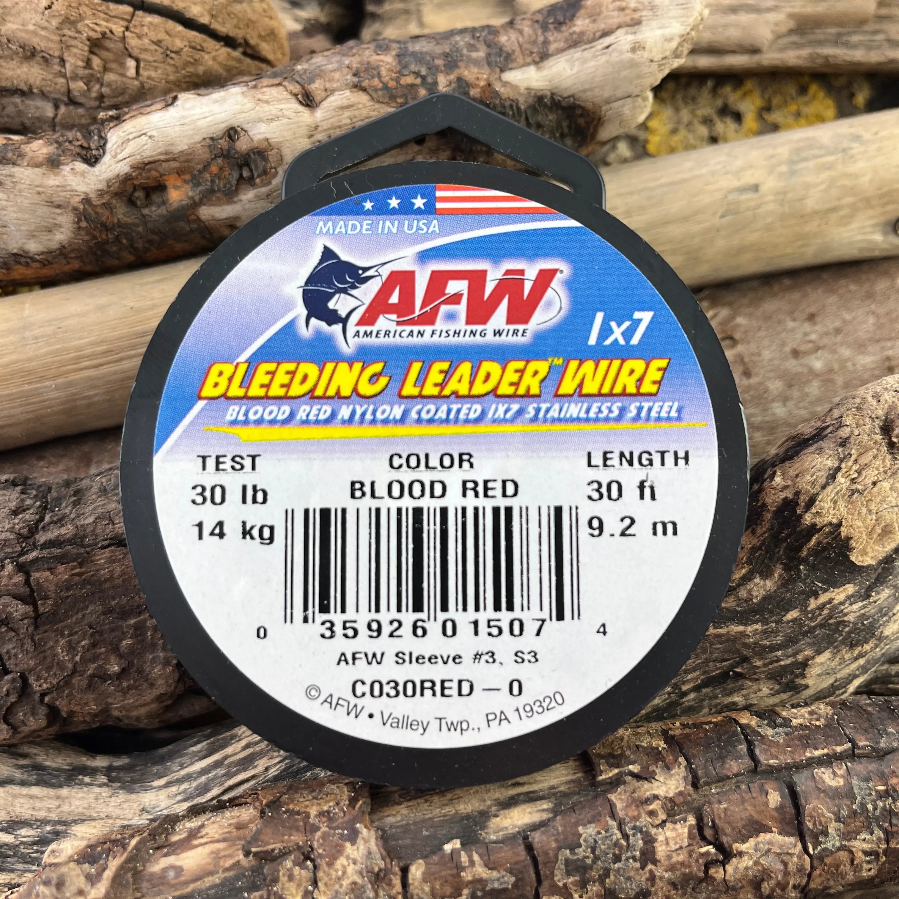 AFW Bleeding Leader Wire for toothy predators - SPRITE Fishing