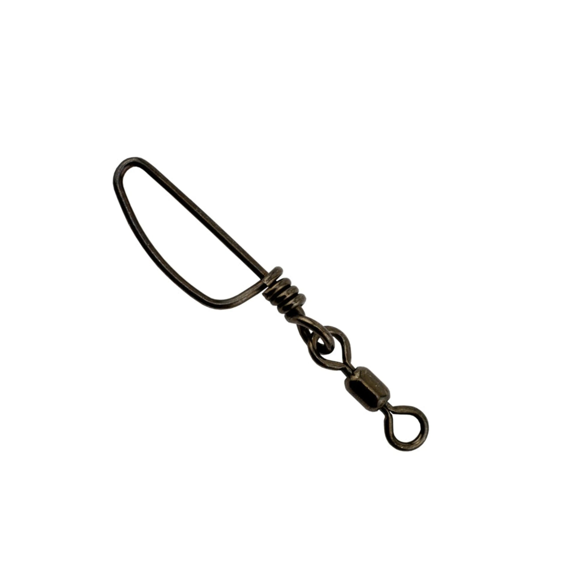 AFW Mighty Mini Stainless Snap Swivels, Size #2, 270 lb / 122 kg test, Gunmetal Black, 3 pc SPRITE Fishing