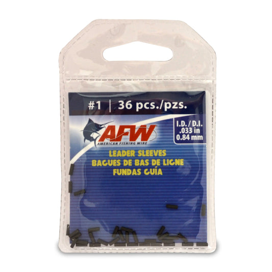 AFW Single Barrel Leader Sleeves - Sprite Fishing