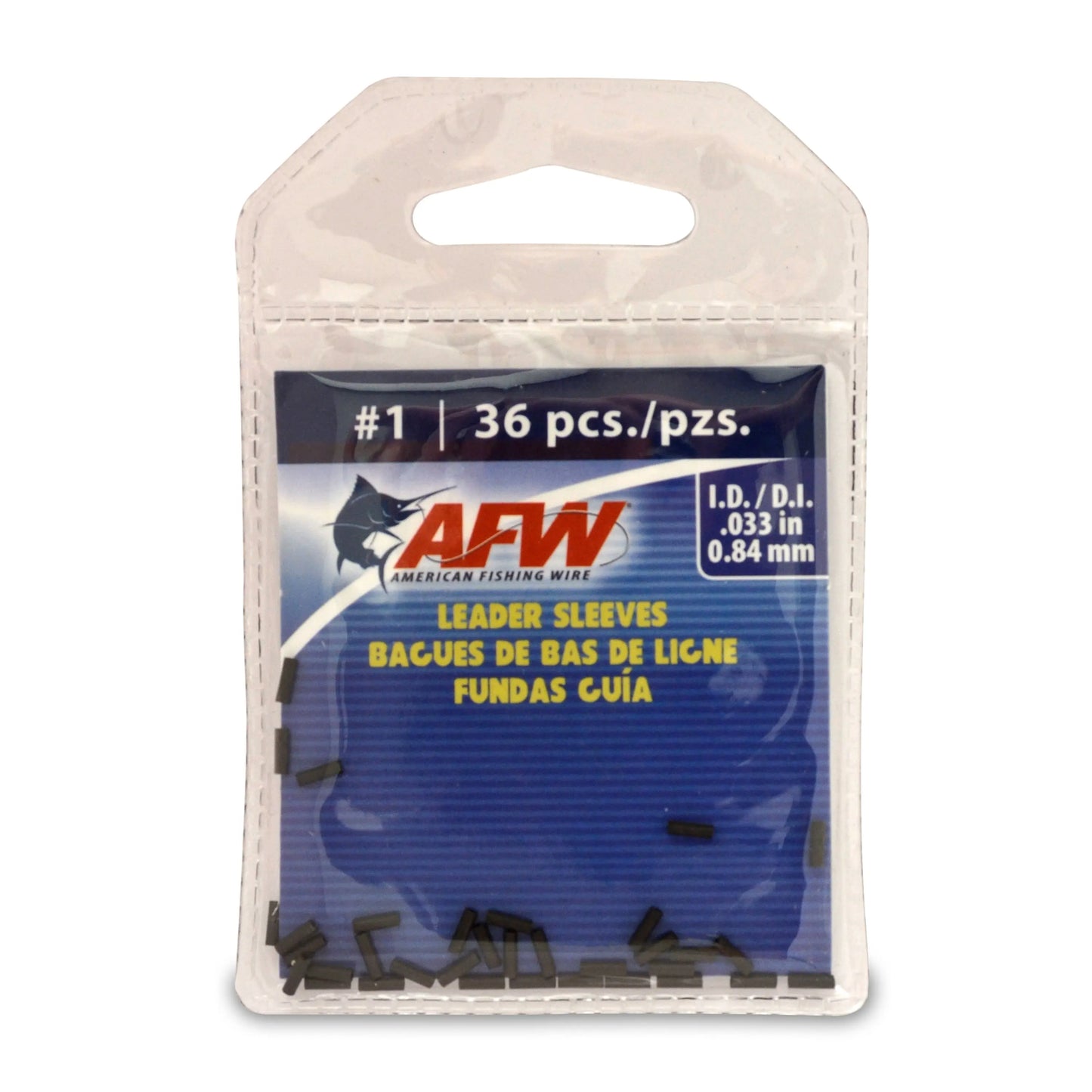 AFW Single Barrel Leader Sleeves - Sprite Fishing