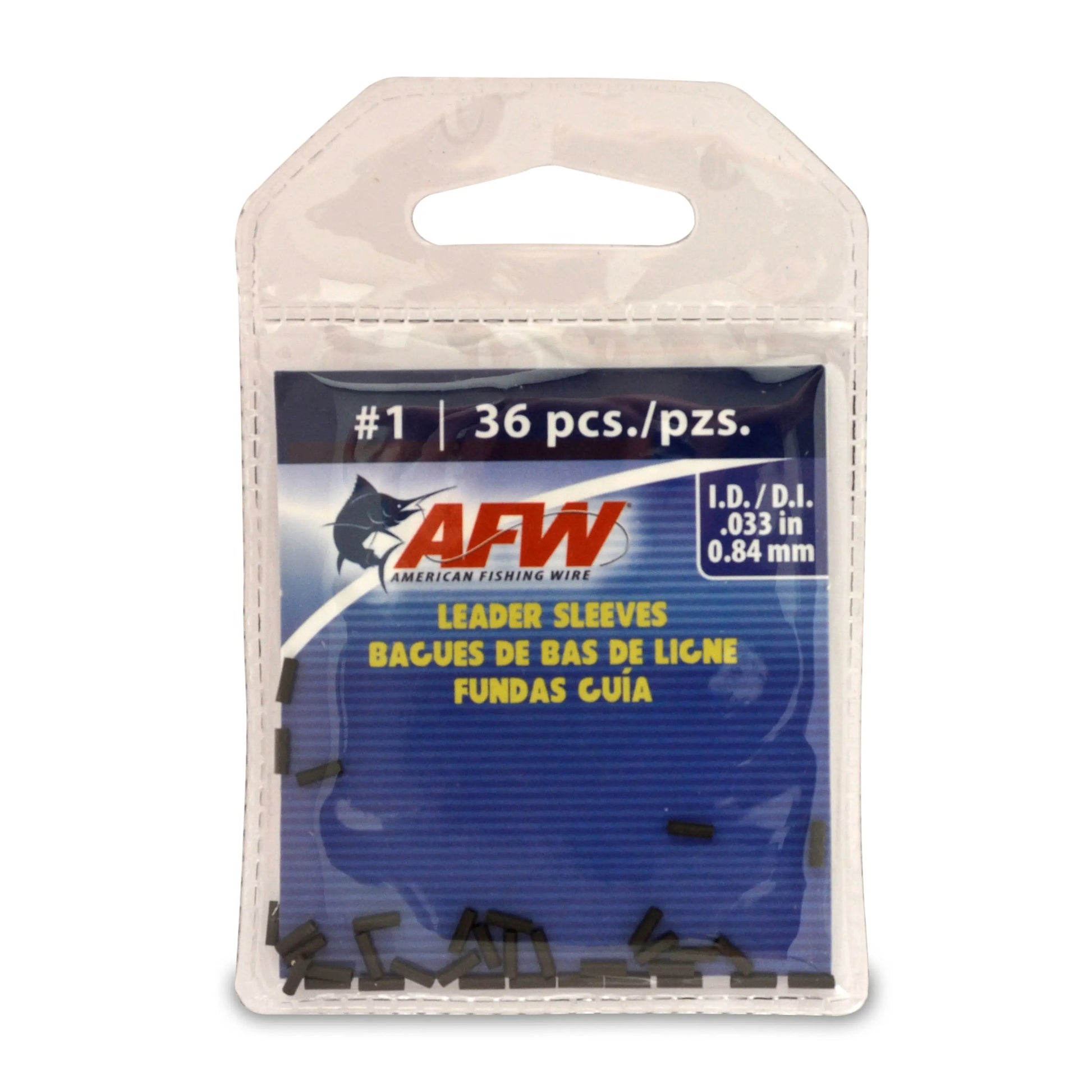 AFW Single Barrel Leader Sleeves - Sprite Fishing