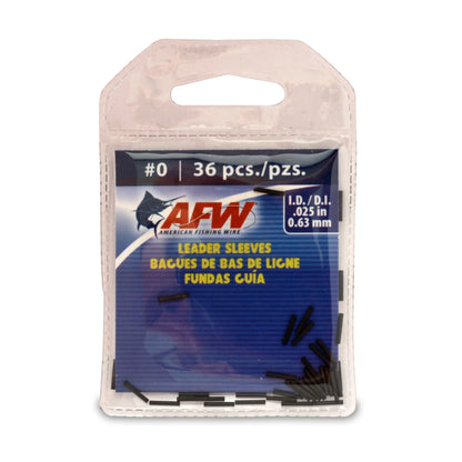 AFW Single Barrel Leader Sleeves - Sprite Fishing