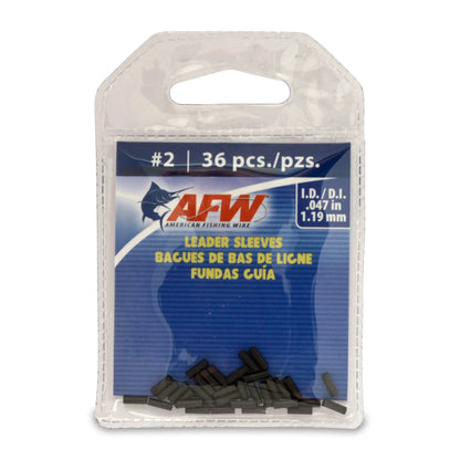 AFW Single Barrel Leader Sleeves - Sprite Fishing