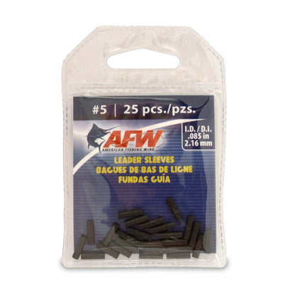 AFW Single Barrel Leader Sleeves - Sprite Fishing