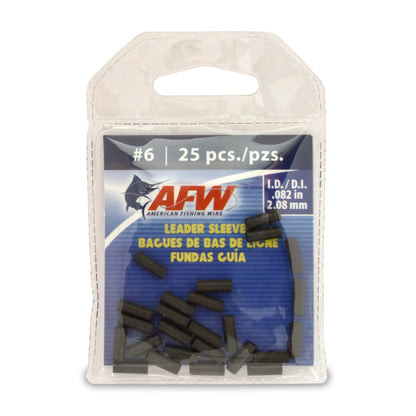 AFW Single Barrel Leader Sleeves - Sprite Fishing