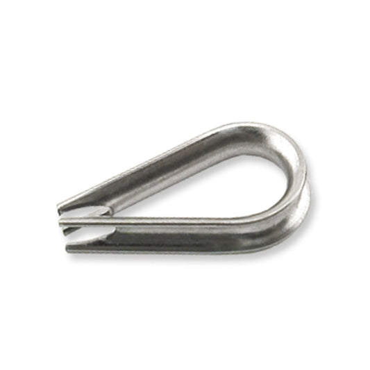 AFW Stainless Steel Thimbles - Teardrop-Shaped SPRITE Fishing