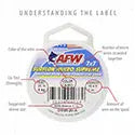 AFW Surflon Micro Supreme Leader Wire SPRITE Fishing