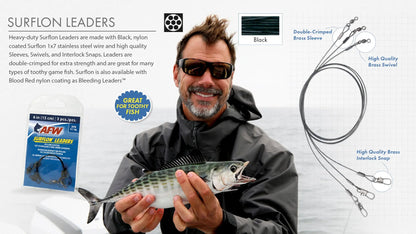 AFW Surflon Readymade 7-Strand Leaders SPRITE Fishing