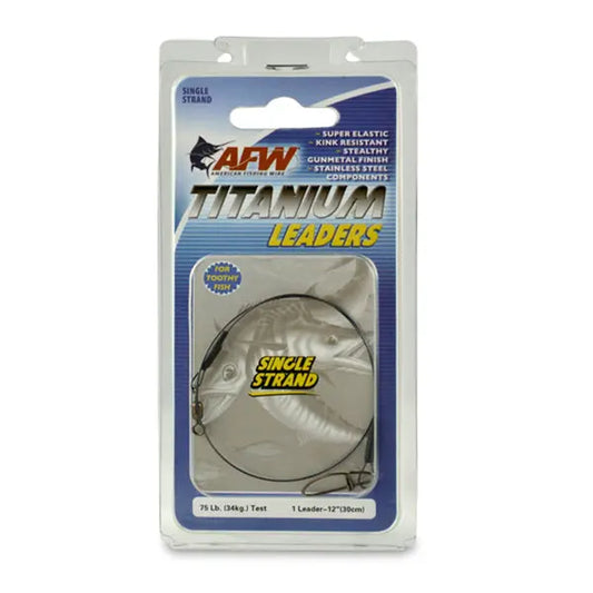 AFW Titanium Single Strand Leaders SPRITE Fishing