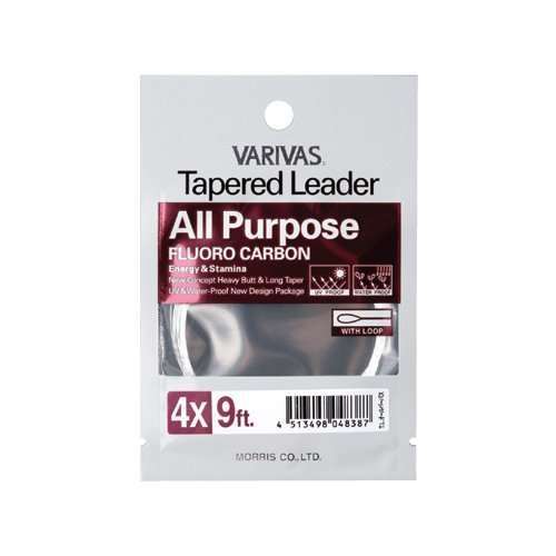 Varivas Standard Fluorocarbon Tapered Leader 9ft