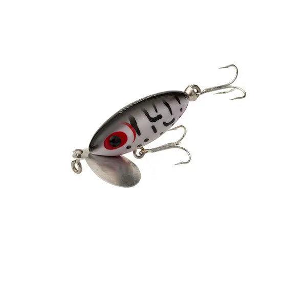 Arbogast Jitterbug Wounded Coach Dog Topwater Lure - SPRITE Fishing