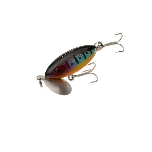 Arbogast Jitterbug Wounded Perch Topwater Lure - SPRITE Fishing