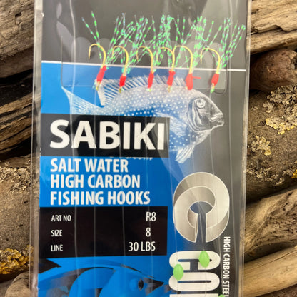 Coral 6-Hook Sabikis for Mackerel, Whiting and Pouting for the pot or bait SPRITE Fishing