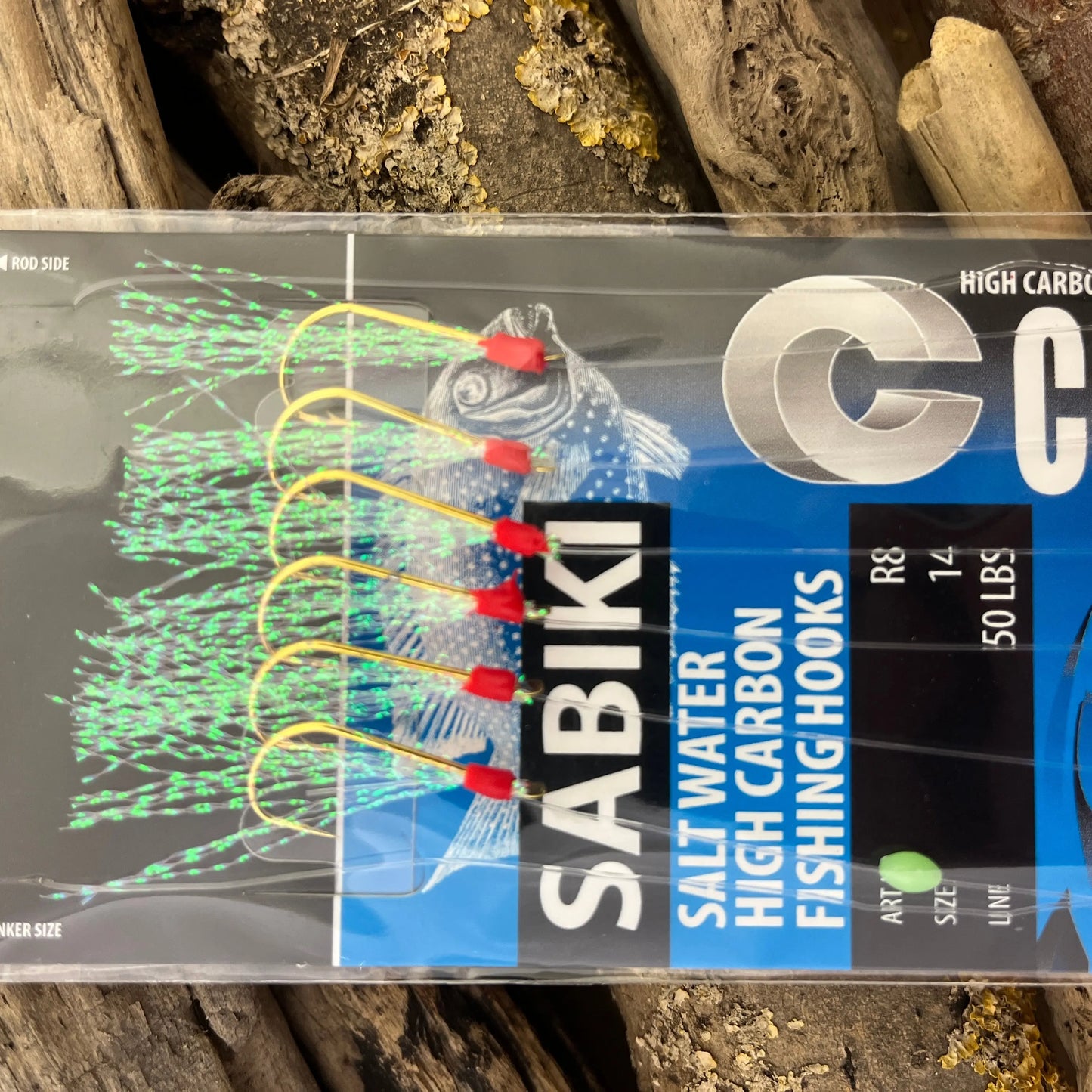 Coral 6-Hook Sabikis for Mackerel, Whiting and Pouting for the pot or bait SPRITE Fishing