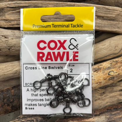 Cox & Rawle 3-Way Brass Cross Line Swivel SPRITE Fishing