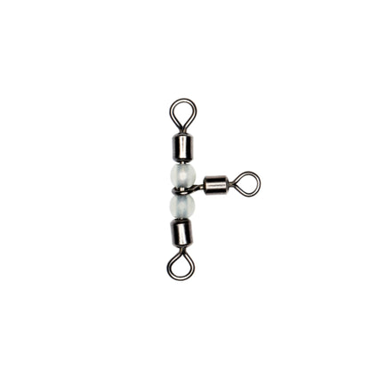 Cox & Rawle 3-Way Swivel with Pearl Beads - SPRITE Fishing