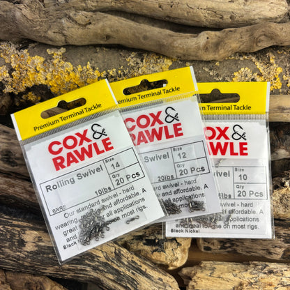 Cox & Rawle Brass Rolling Swivels SPRITE Fishing