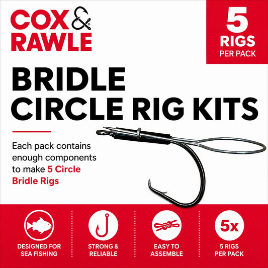 Cox & Rawle Bridle J-Hook Rig Kit for making Bass and Tope Fishing SPRITE Fishing