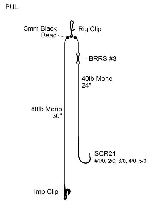 Cox & Rawle Cod / Bass Rig (Pulley Rig) SPRITE Fishing