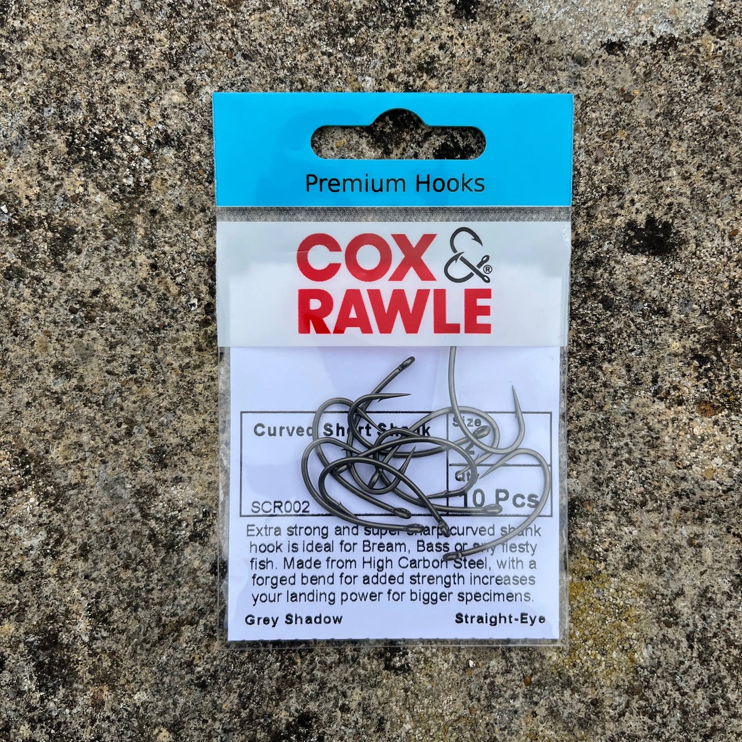 Cox & Rawle Curved Short Shank Hook SPRITE Fishing