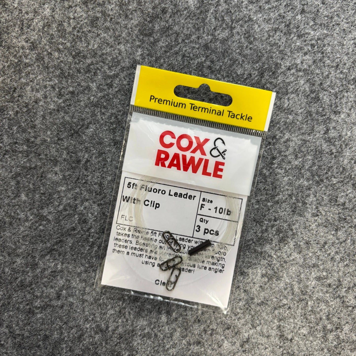 Cox & Rawle Fluorocarbon Leader 5-Foot - Sprite Fishing