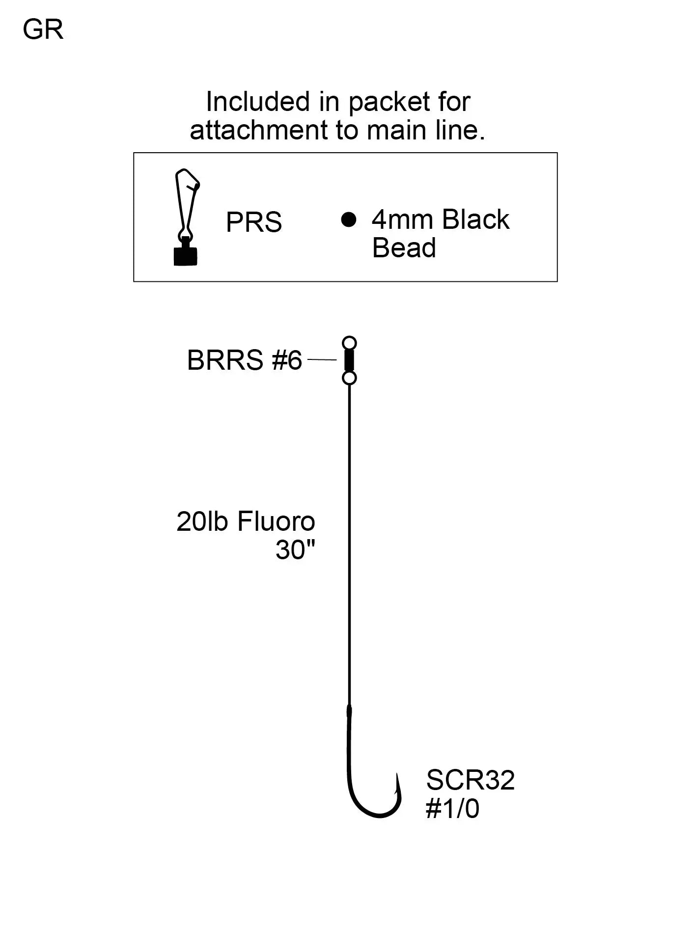 Cox & Rawle Gilthead Rig (Bolt Rig) SPRITE Fishing