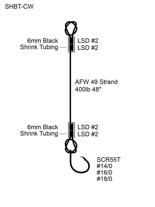 Cox & Rawle Heavy Circle Biter Trace Wire SPRITE Fishing