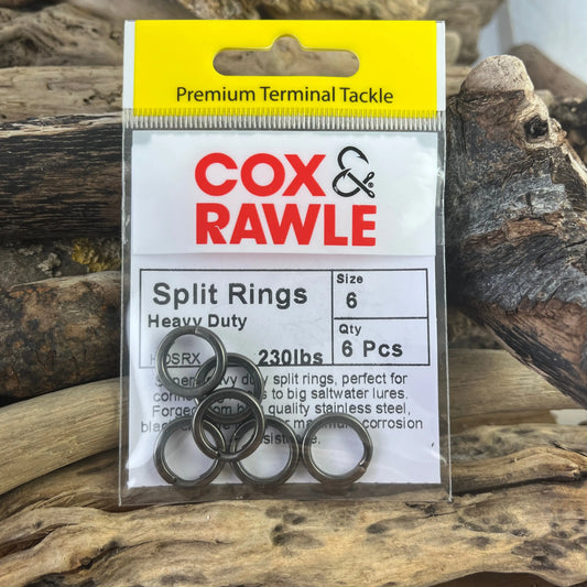 Cox & Rawle Heavy Duty Split Rings SPRITE Fishing