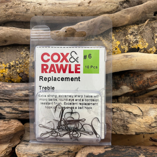 Cox & Rawle Lure Replacement Treble Hook SPRITE Fishing