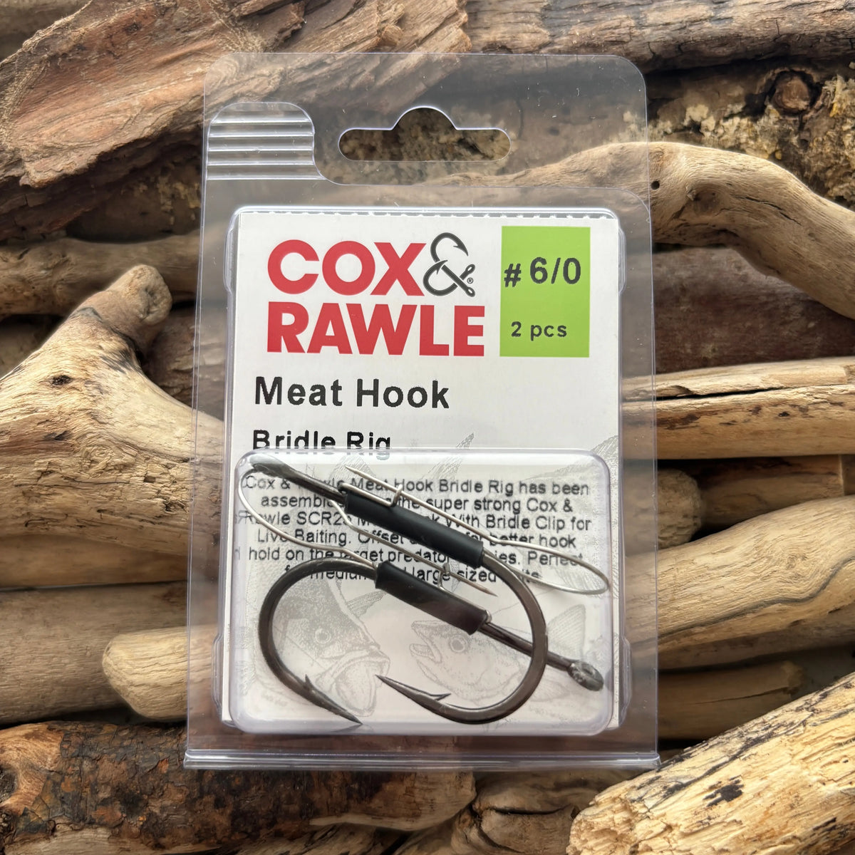 Cox-&-Rawle-Meat-Hook-Bridle-Rig-#6/0-SPRITE-Fishing