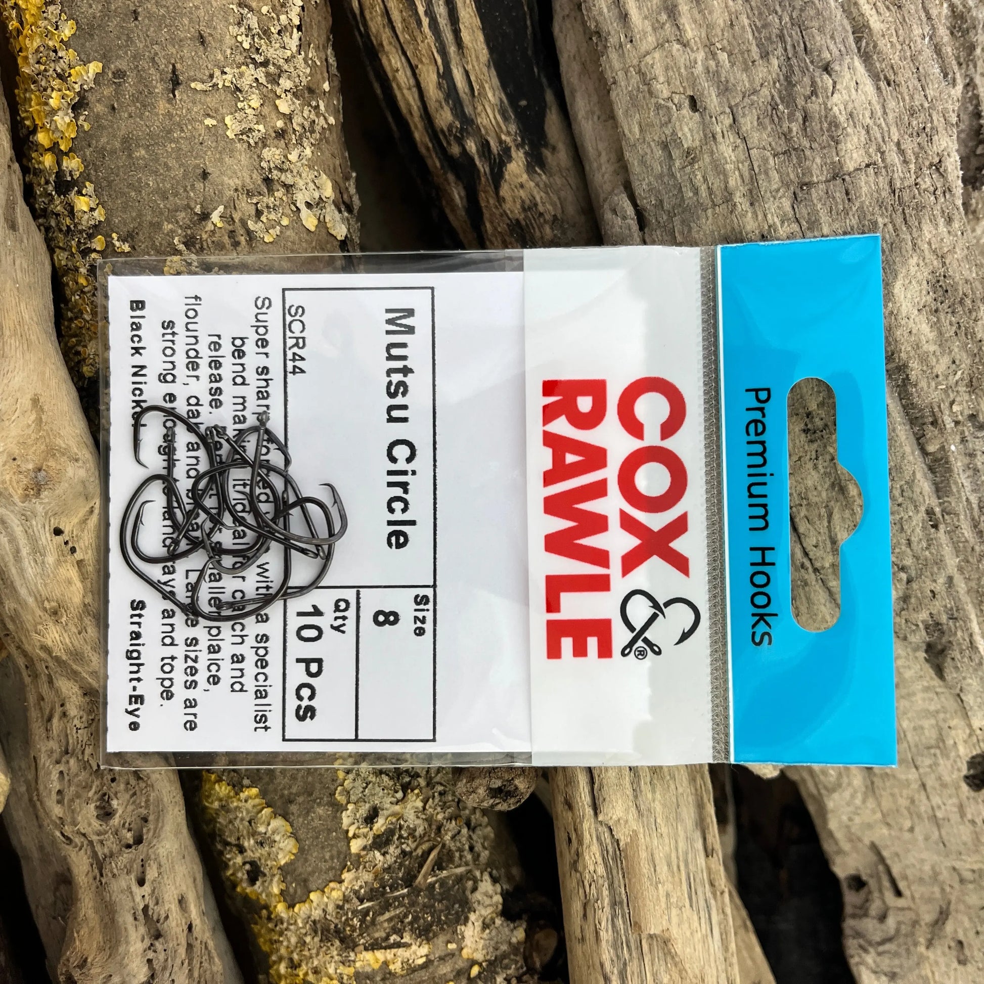 Cox & Rawle Mutsu Circle Hook for Dongle Rigs and Bass, Pollack, Cod, Smoothhound and Tope SPRITE Fishing