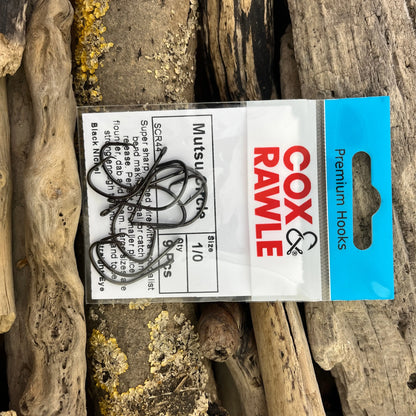 Cox & Rawle Mutsu Circle Hook for Dongle Rigs and Bass, Pollack, Cod, Smoothhound and Tope SPRITE Fishing