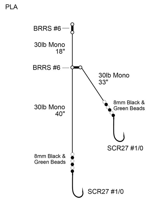 Cox & Rawle Plaice Trace (Boat Drifting Rig) SPRITE Fishing