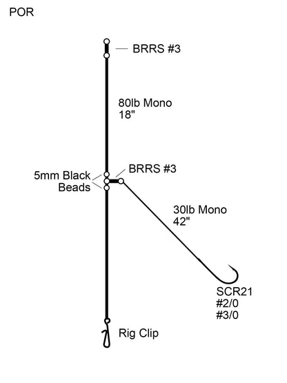 Cox & Rawle Pollack & Bass Rig (Portland Rig) SPRITE Fishing