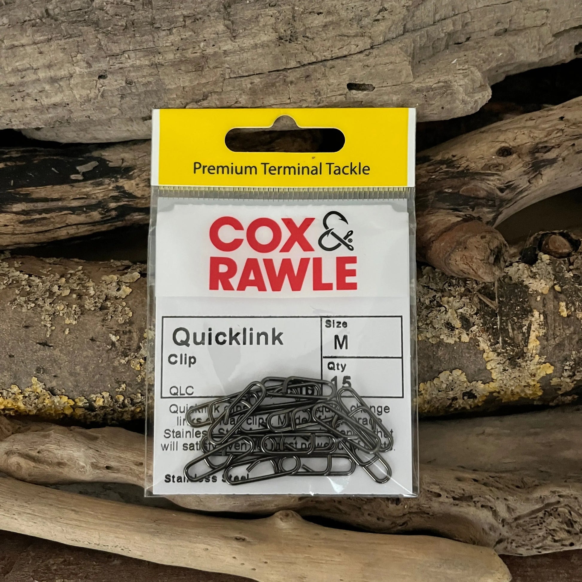 Cox & Rawle QuickLink Clips for fast, reliable, secure links to Lures, Leads and Terminal Tackle SPRITE Fishing