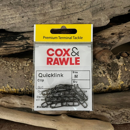 Cox & Rawle QuickLink Clips for fast, reliable, secure links to Lures, Leads and Terminal Tackle SPRITE Fishing